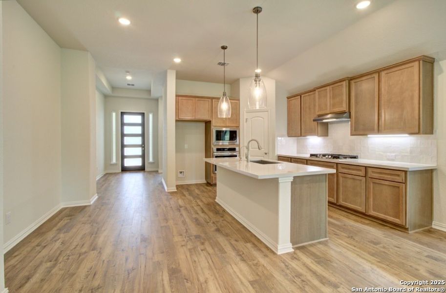 Furnished interior view inside a new home in The Crossvine, Schertz (Image 4).
