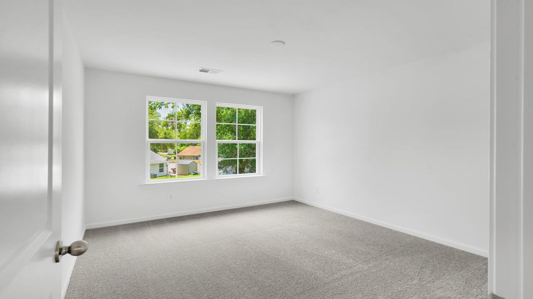 Spacious, unfurnished interior of a new home in Creekside at Andrews, Summerville (Image 16). Spacious, unfurnished interior of a new home in Creekside at Andrews, Summerville (Image 16).
