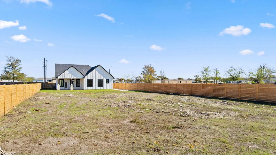 Exterior details and patio area of a home in , Dale (Image 27).