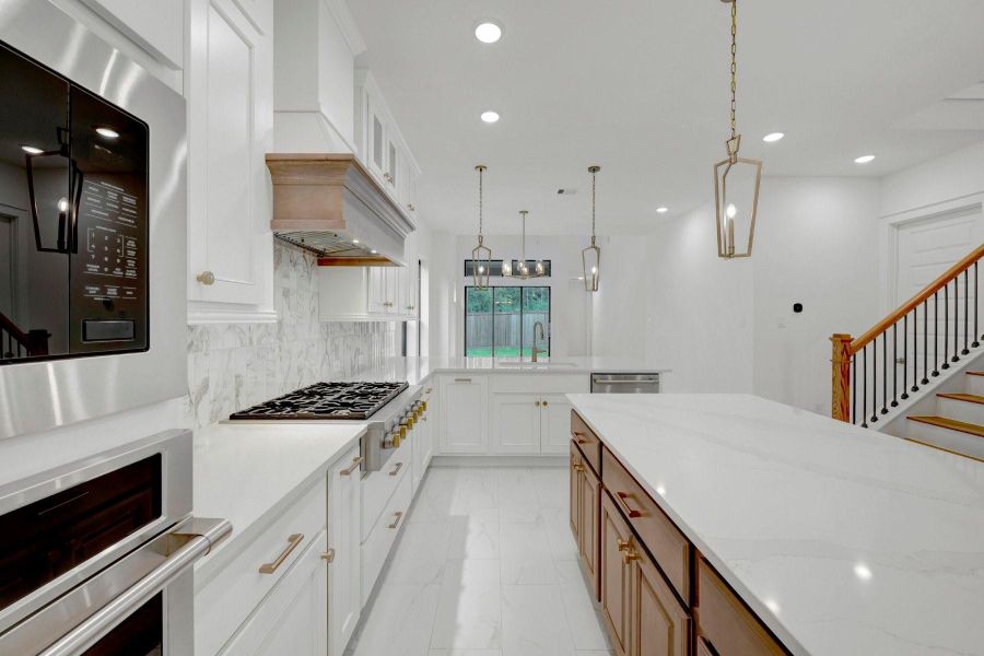 Furnished interior view inside a new home in The Highlands - Grove Collection, Porter (Image 9).