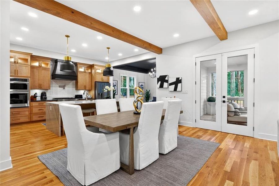 Furnished interior view inside a new home in , Decatur (Image 57).