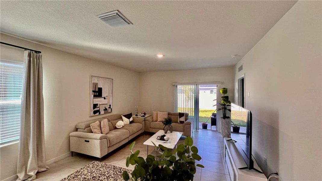 Furnished interior view inside a new home in Harmony West, St. Cloud (Image 7).