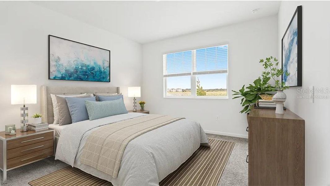 Furnished interior view inside a new home in Bronson's Ridge, Apopka (Image 9). Furnished interior view inside a new home in Bronson's Ridge, Apopka (Image 9).
