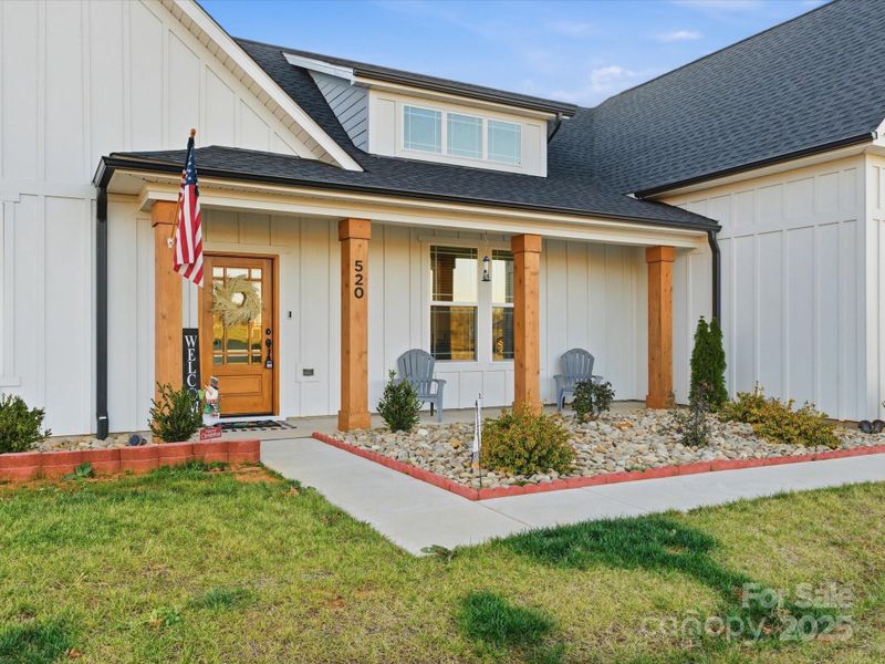 Exterior details and patio area of a home in , Lincolnton (Image 3). Exterior details and patio area of a home in , Lincolnton (Image 3).