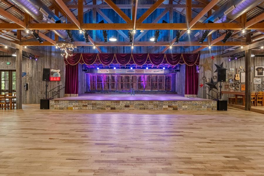Ready to "Two Step" the night away? Come on down to the community Dance Hall!