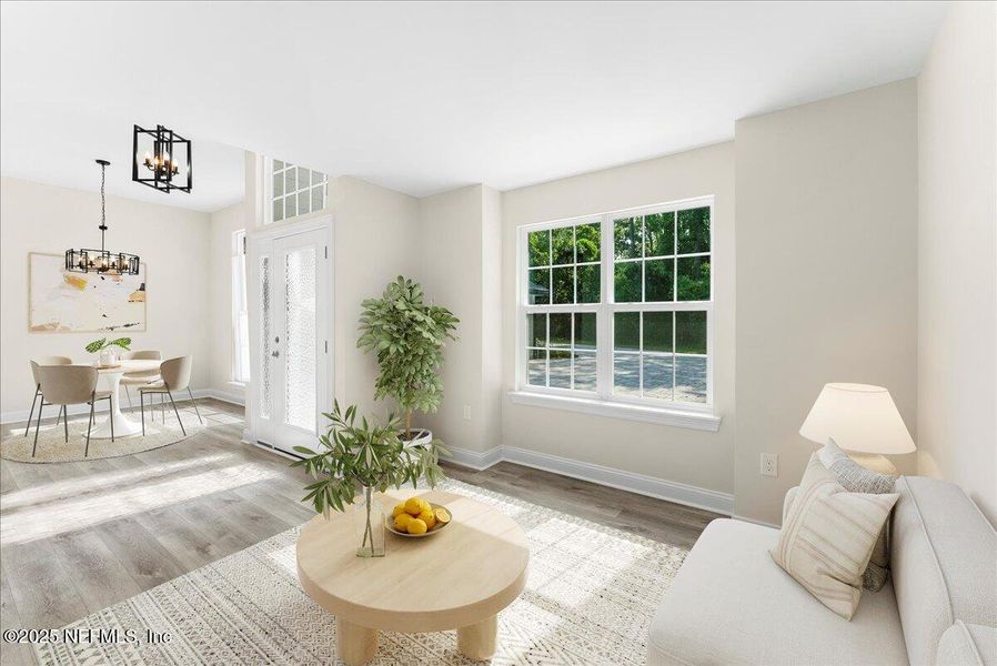 Furnished interior view inside a new home in , Fleming Island (Image 3).