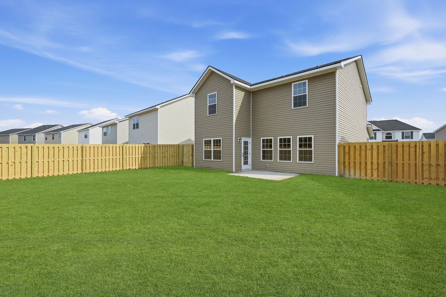 Representative exterior details of a home built from the The Ryon by RTS Homes in The Pointe at Villages on Marne, Hinesville (Image 3).