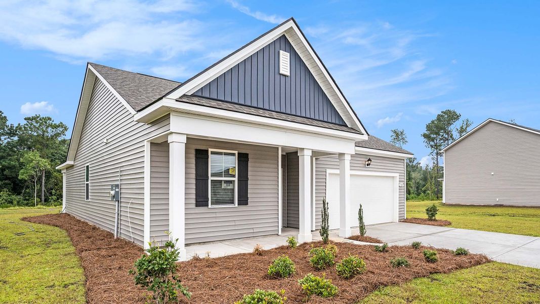 Exterior details and patio area of a home in Auberon Woods, Conway (Image 2). Exterior details and patio area of a home in Auberon Woods, Conway (Image 2).