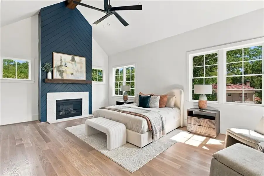Furnished interior view inside a new home in , Atlanta (Image 55).