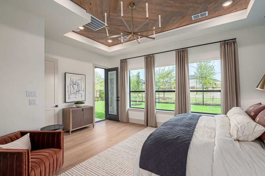 Representative furnished interior of a home built from the Hawthorne by Landon Homes in Lexington Frisco, Frisco (Image 18).