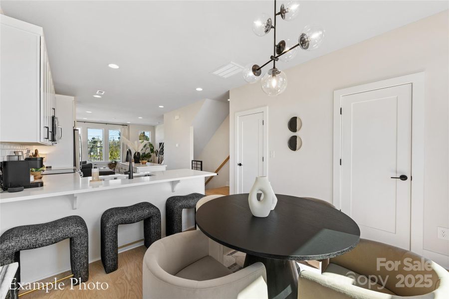 Furnished interior view inside a new home in , Charlotte (Image 11). Furnished interior view inside a new home in , Charlotte (Image 11).