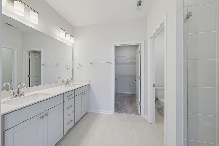 Furnished interior view inside a new home in Sweetbrier, Durham (Image 11).