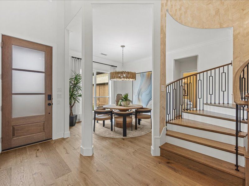 Furnished interior view inside a new home in Nelson Lake Estates, Rockwall (Image 6).