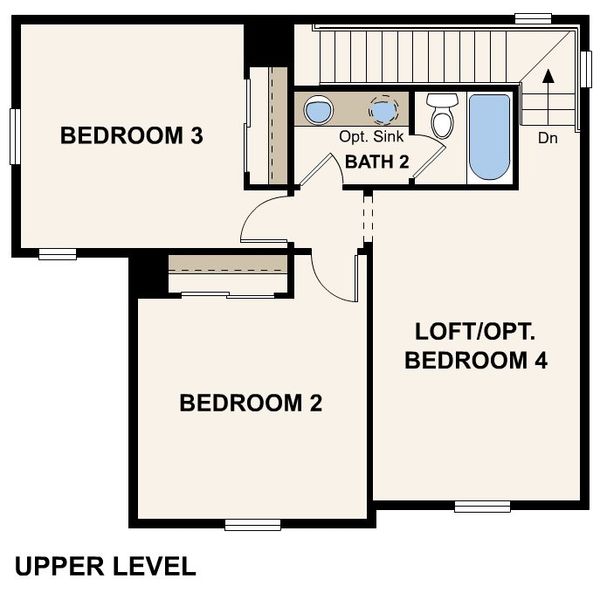 2D floor plan layout of this home in Windler, Aurora, CO (Image 3).