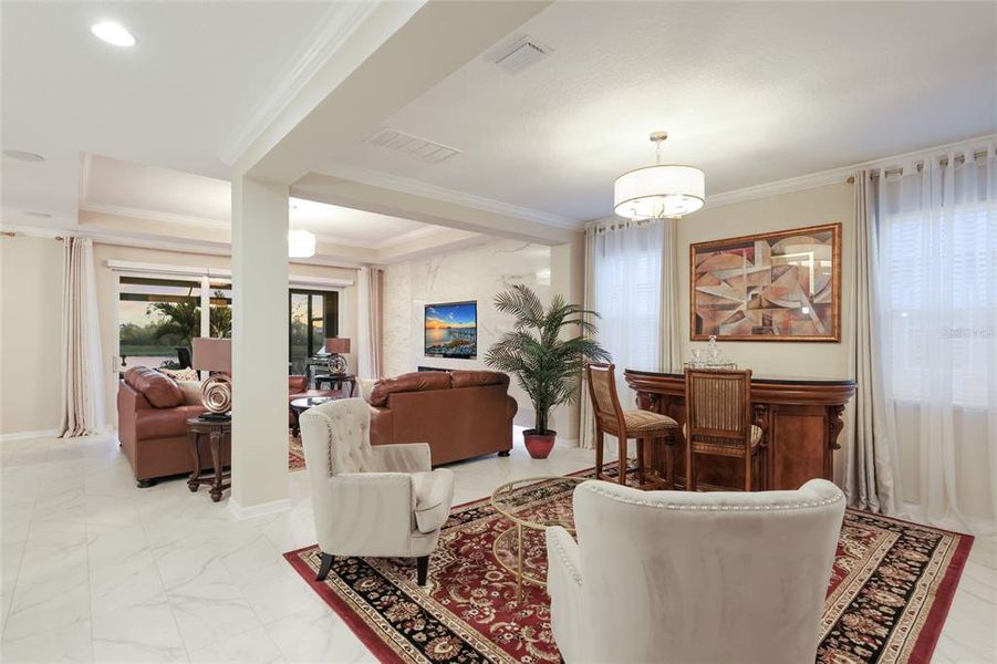Furnished interior view inside a new home in , Bradenton (Image 58).