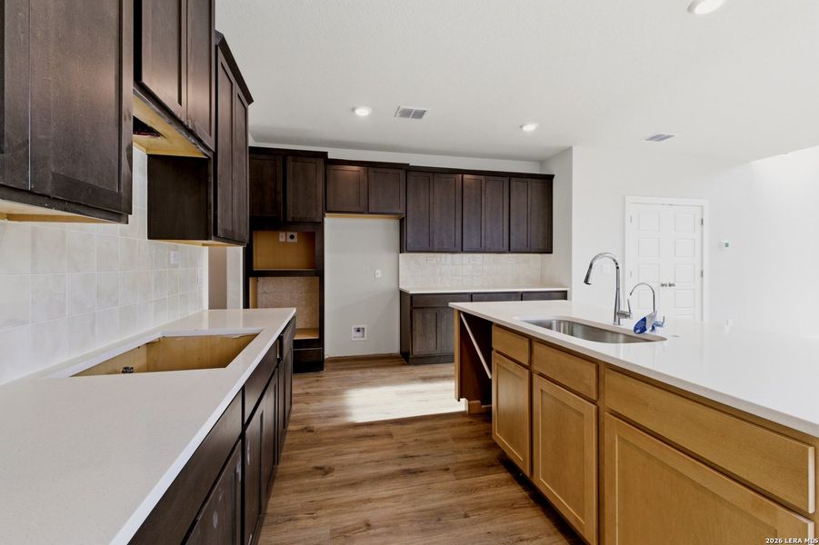 Furnished interior view inside a new home in The Meadows at Hunters Ranch, San Antonio (Image 5).