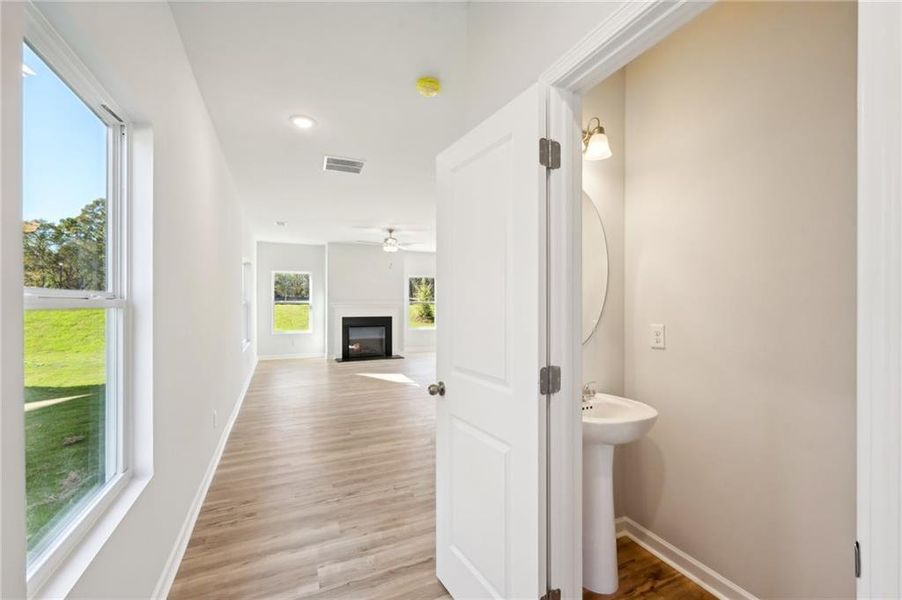 Spacious, unfurnished interior of a new home in Neely Farm, Covington (Image 11). Spacious, unfurnished interior of a new home in Neely Farm, Covington (Image 11).