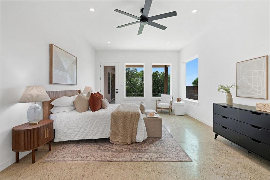 Furnished interior view inside a new home in , River Oaks (Image 10).