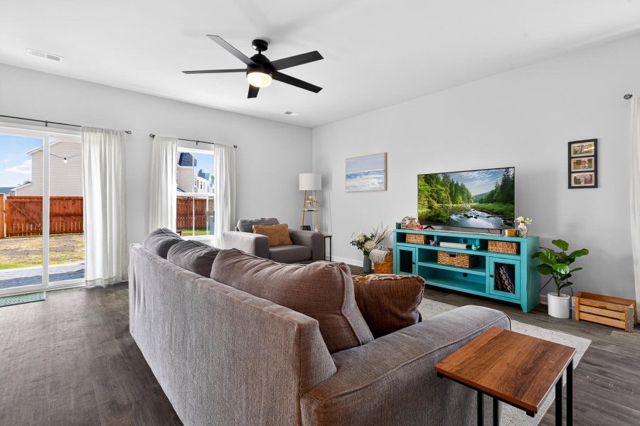 Furnished interior view inside a new home in Lindera Preserve at Cane Bay Plantation, Summerville (Image 8).