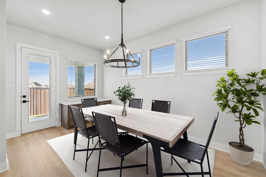 Furnished interior view inside a new home in South Pointe  Village Series, Mansfield (Image 12).