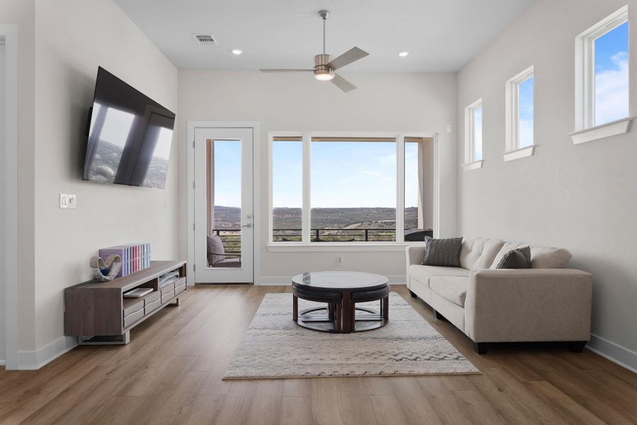 Furnished interior view inside a new home in , Austin (Image 15).