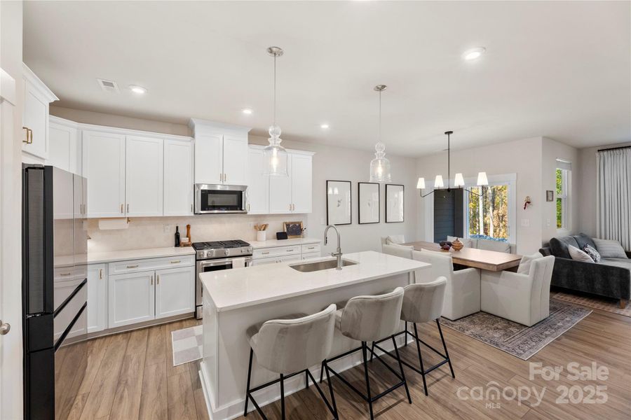 Furnished interior view inside a new home in , Charlotte (Image 39).