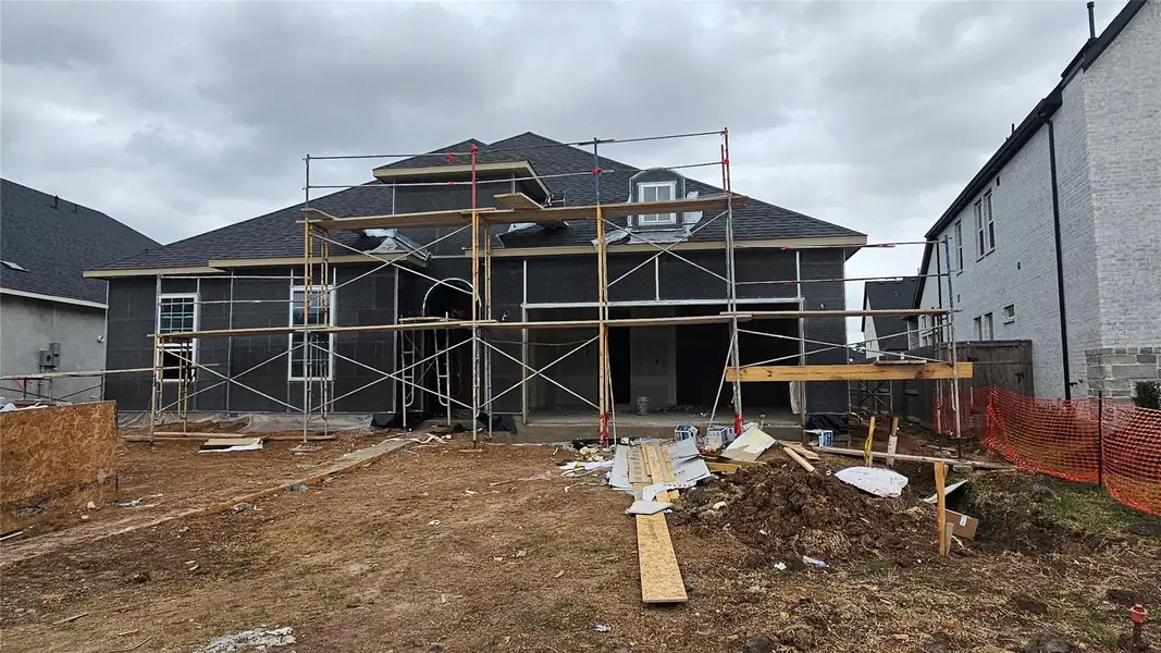 In-progress construction of a new home in , Missouri City, TX (Image 3).