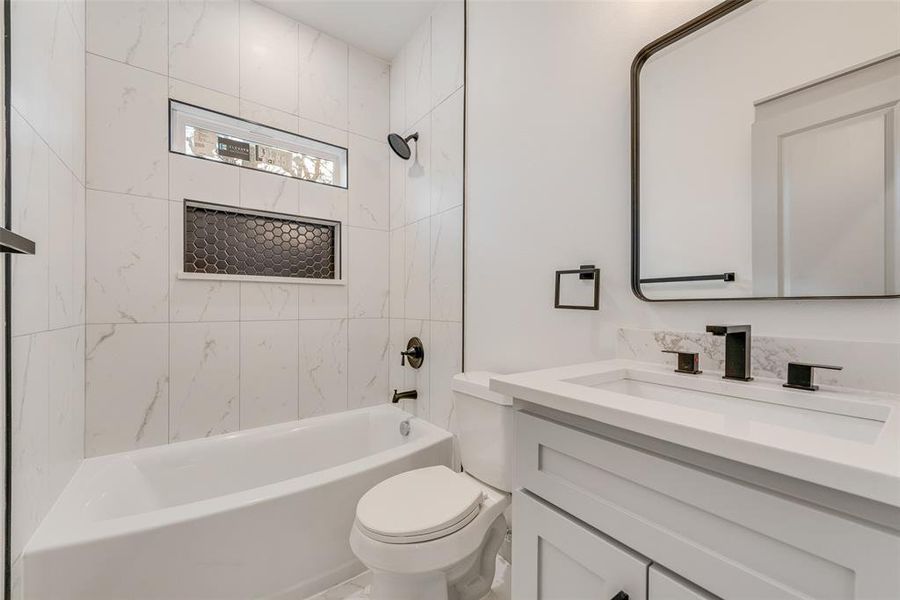 Furnished interior view inside a new home in , Log Cabin (Image 8).