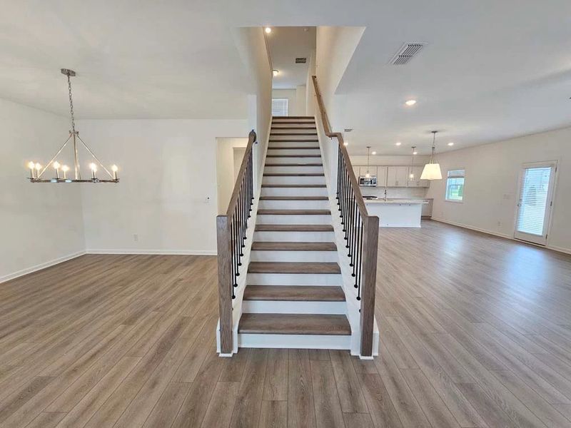 Stairs to Second Floor