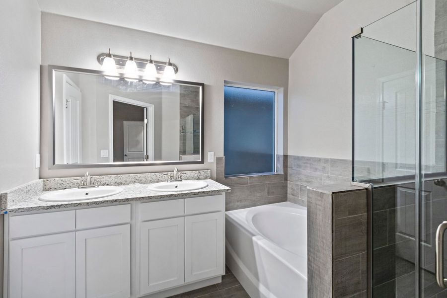 Representative furnished interior of a home built from the Acoma 1652 SSC by Saratoga Homes in Crossland, El Paso (Image 4).