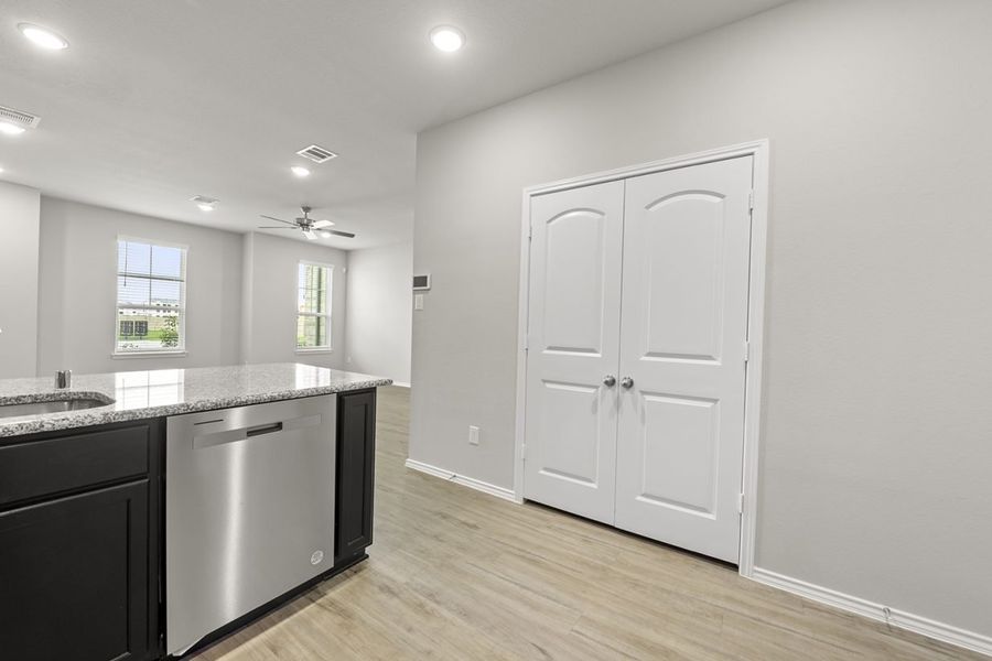 Furnished interior view inside a new home in Sierra Vista Townhomes, Rosharon (Image 4).