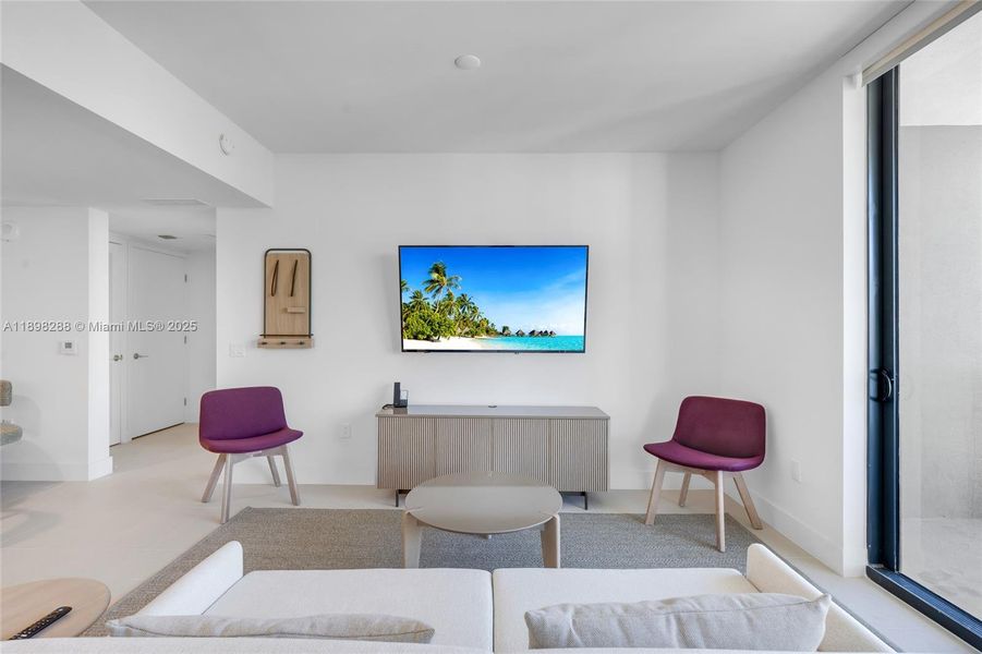 Furnished interior view inside a new home in , Miami (Image 7).