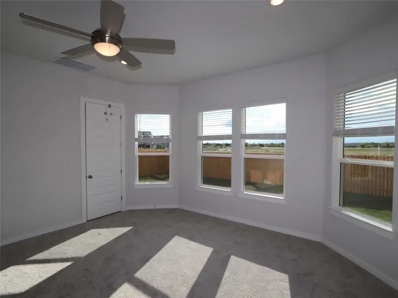 Spacious, unfurnished interior of a new home in Estancia West, Manchaca (Image 18). Spacious, unfurnished interior of a new home in Estancia West, Manchaca (Image 18).
