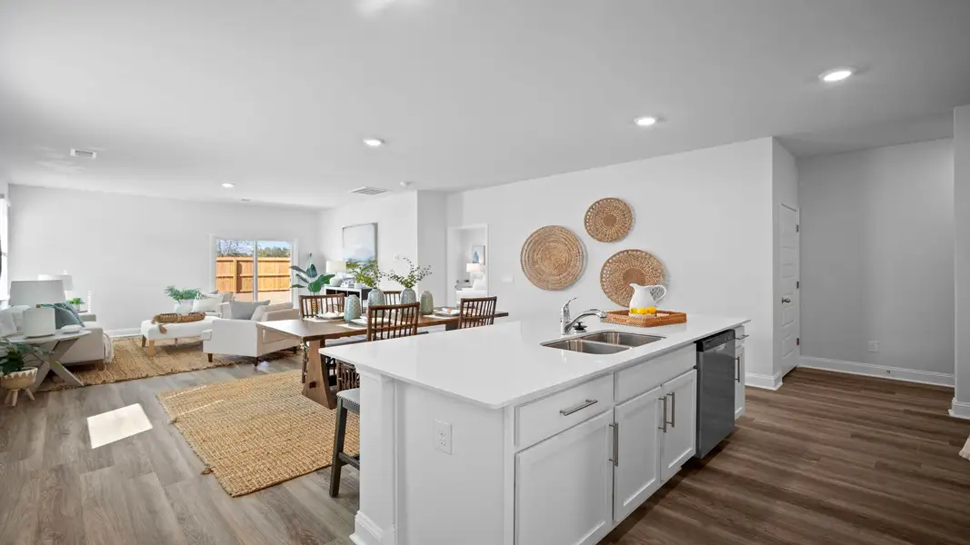 Furnished interior view inside a new home in The Lakes at North Glynn, Brunswick (Image 3).