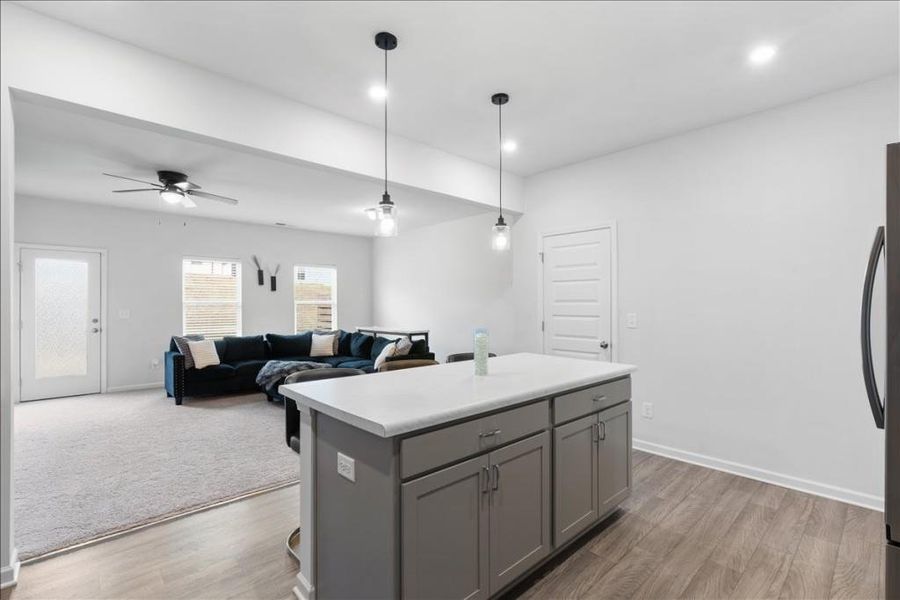 Furnished interior view inside a new home in , Cartersville (Image 26).