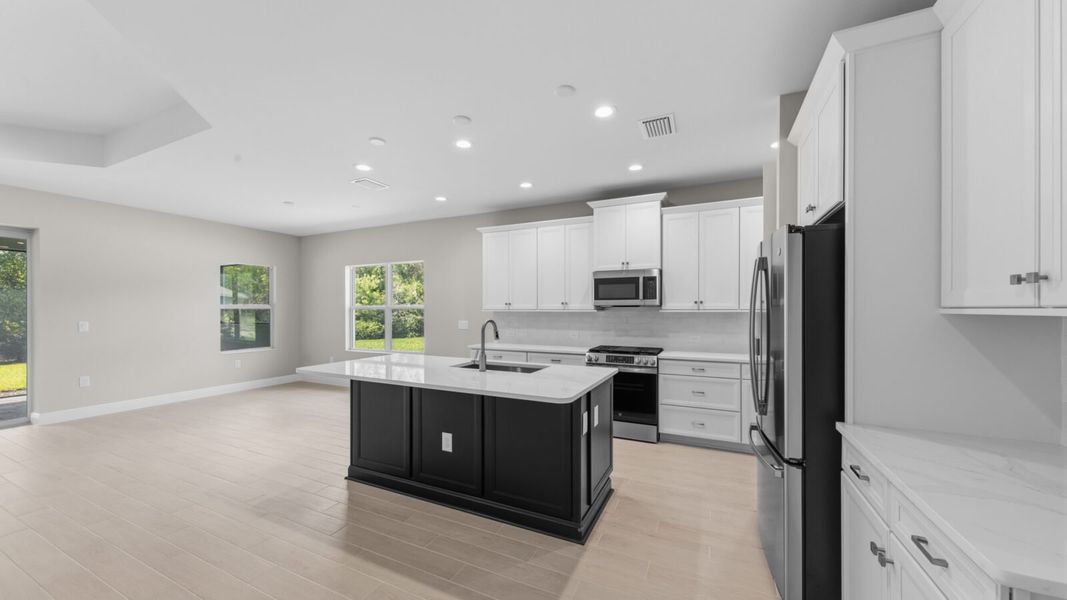 Furnished interior view inside a new home in Verandah, Fort Myers (Image 10).