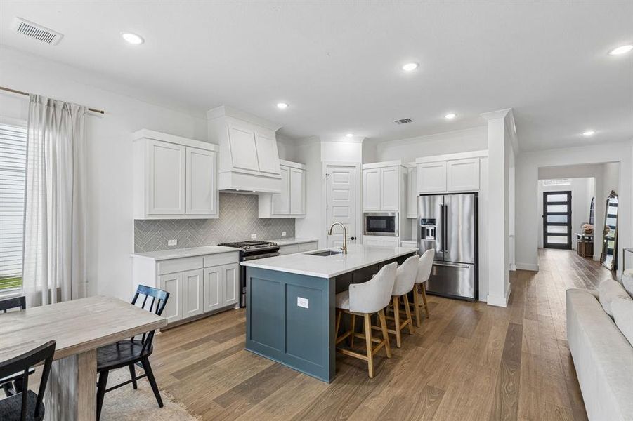 Furnished interior view inside a new home in , Aledo (Image 12).