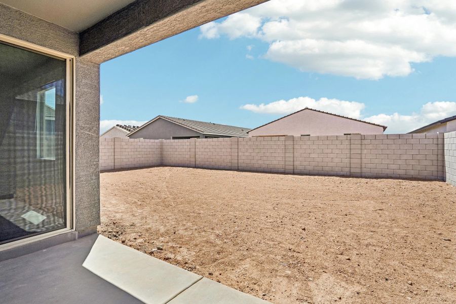 Covered patio