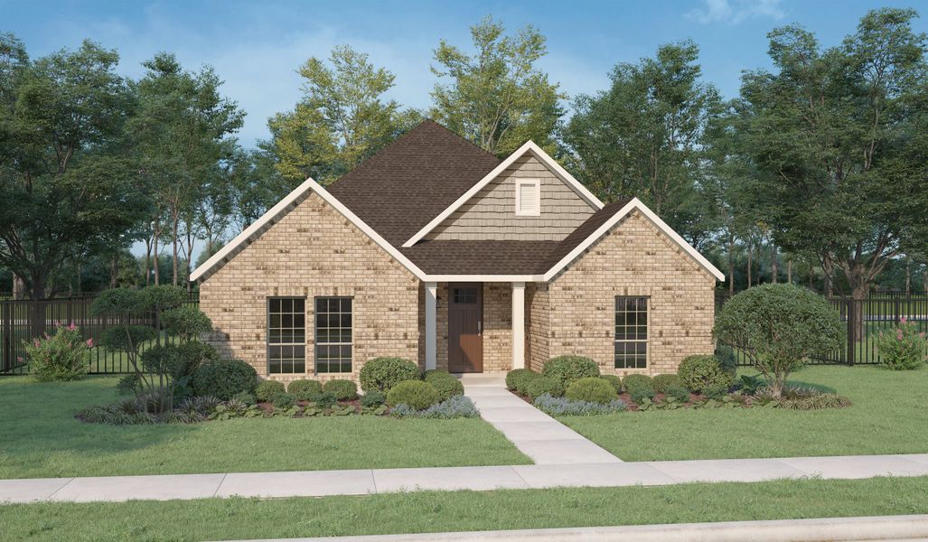 Representative exterior photo of a completed home built from the Cardinal by Centre Living Homes in Dove Hollow, Waxahachie, TX (Image 27).