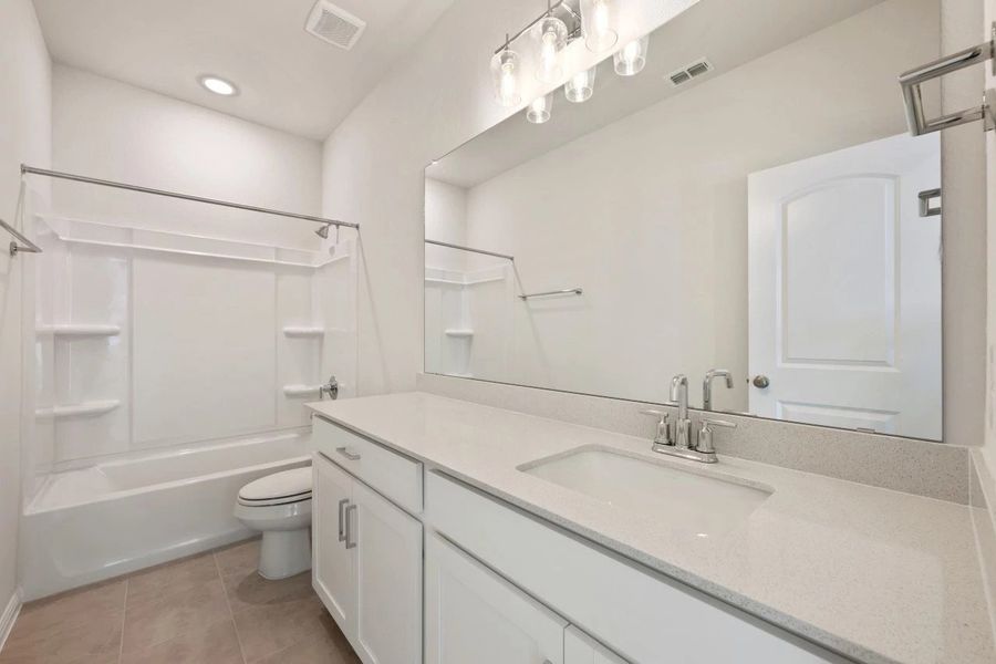 Furnished interior view inside a new home in Patterson Ranch, Georgetown (Image 10).