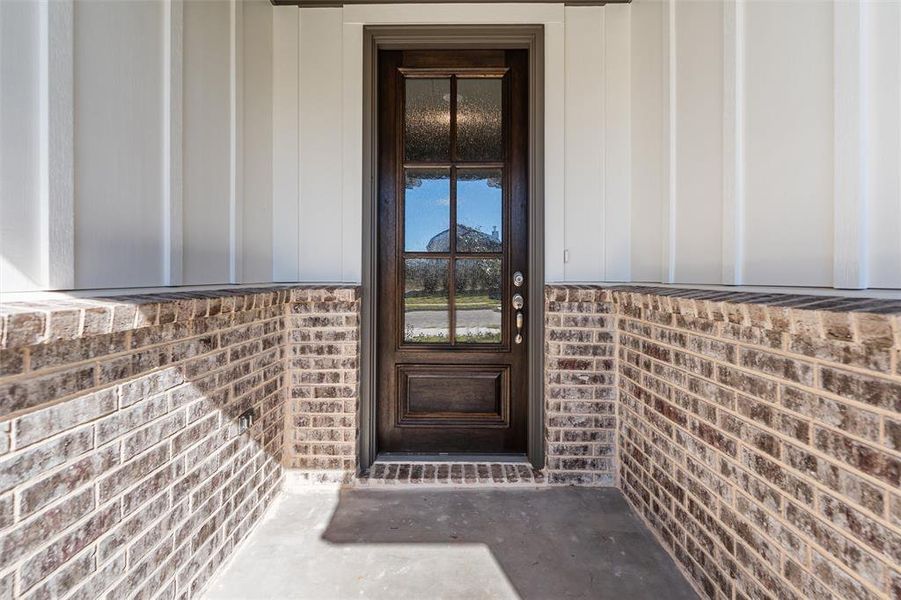 Exterior details and patio area of a home in Covenant Park, Springtown (Image 21). Exterior details and patio area of a home in Covenant Park, Springtown (Image 21).