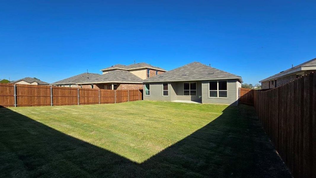 Exterior details and patio area of a home in The Canyons, Keene (Image 3). Exterior details and patio area of a home in The Canyons, Keene (Image 3).