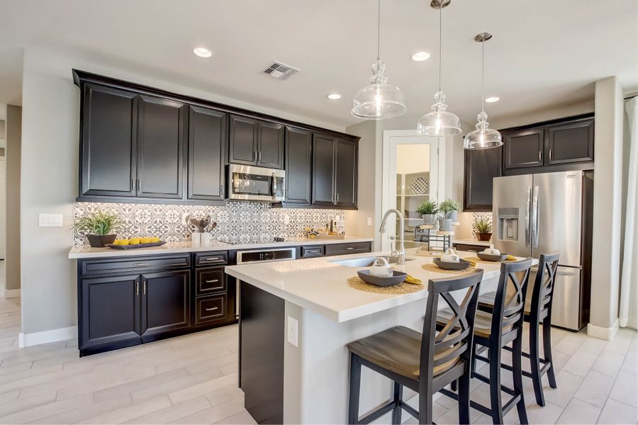 Furnished interior view inside a new home in Castillo at Anderson Parc, Buckeye (Image 10). Furnished interior view inside a new home in Castillo at Anderson Parc, Buckeye (Image 10).
