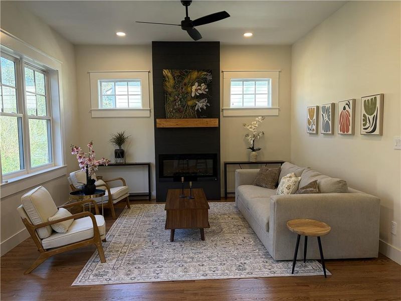 Furnished interior view inside a new home in , Pine Lake (Image 5).