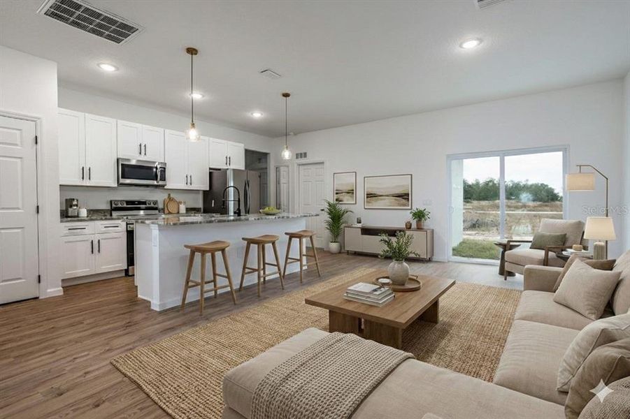 Furnished interior view inside a new home in , Poinciana (Image 8).