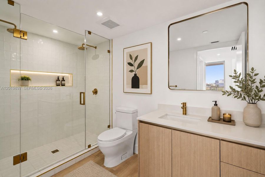Furnished interior view inside a new home in , Miami (Image 10). Furnished interior view inside a new home in , Miami (Image 10).