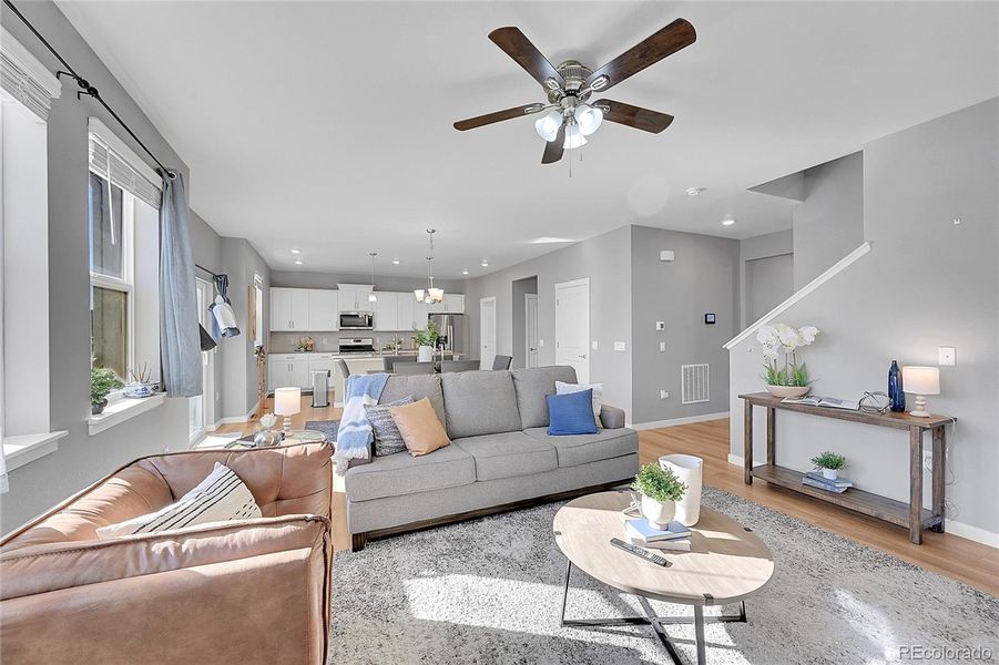 Furnished interior view inside a new home in , Parker (Image 14). Furnished interior view inside a new home in , Parker (Image 14).