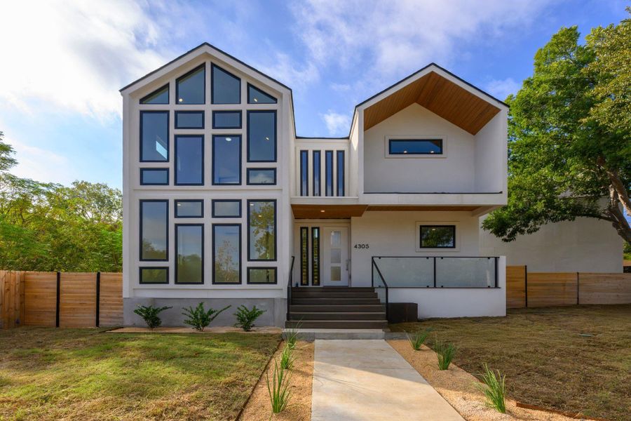 Exterior details and patio area of a home in , Austin (Image 25).