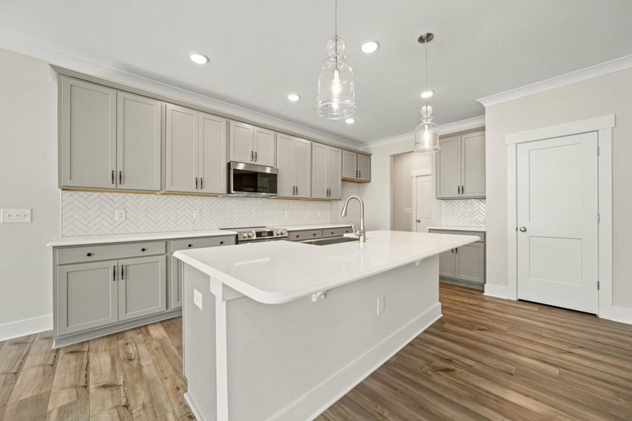 Furnished interior view inside a new home in Harbor Crossing, Greensboro (Image 8).