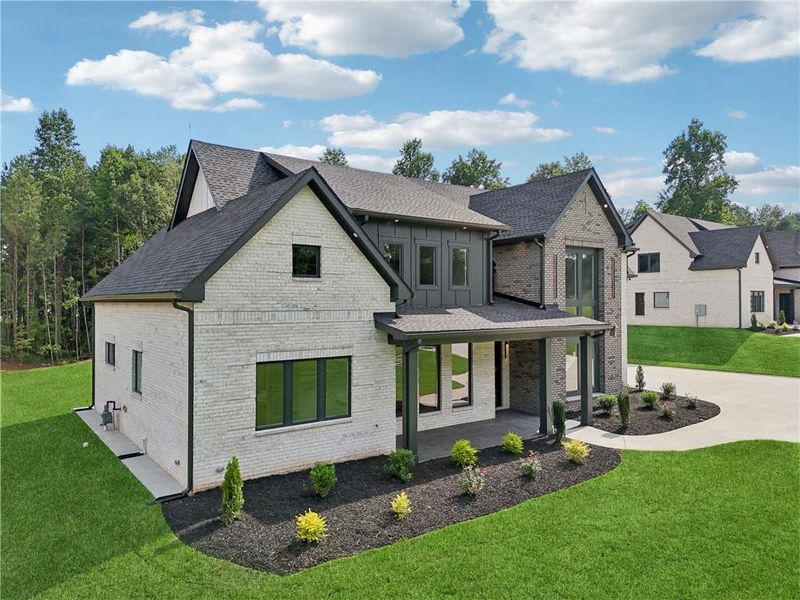 Exterior details and patio area of a home in , Braselton (Image 64).